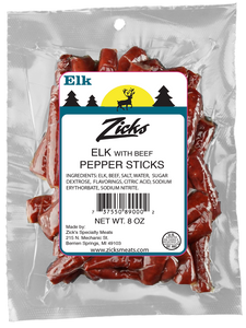 Elk with Beef Pepper Sticks