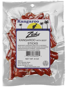 Kangaroo with Beef Sticks