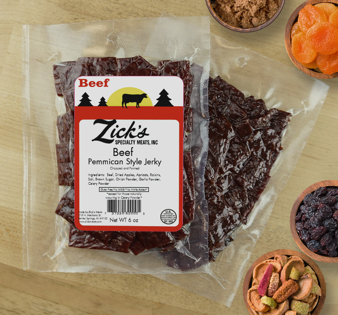 肉 ひき Jerky – Zicks Specialty Meats