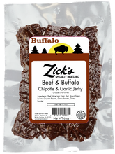 Load image into Gallery viewer, Buffalo and Beef Chipotle and Garlic Jerky
