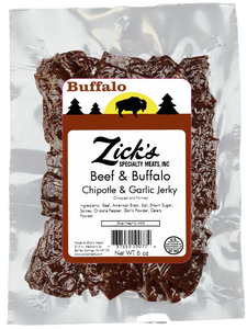 Buffalo and Beef Chipotle and Garlic Jerky