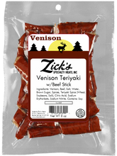 Load image into Gallery viewer, Venison with Beef Teriyaki Sticks
