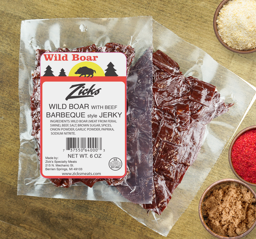 Wild Boar with Beef Barbeque style Jerky